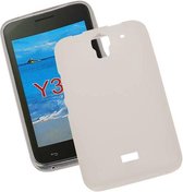 TPU Backcover Case Hoesje voor Huawei Ascend Y360 Wit