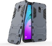 Armor Kickstand Samsung Galaxy J6 (2018) Hoesje - Blauw