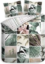 Heckett & Lane Talbot Dekbedovertrek - Eenpersoons - 140x200/220 cm - Leave Green