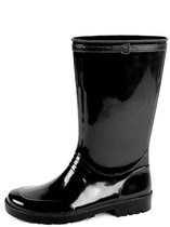 Gevavi Boots Iris Zwart Regenlaarzen PVC Dames 38