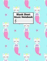 Blank Sheet Music Notebook
