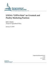 Usda's Gipsa Rule on Livestock and Poultry Marketing Practices