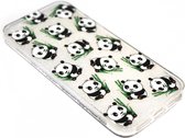 Levertijd 1-3 werkdagen - Panda hoesje siliconen iPhone 5 / 5S / SE