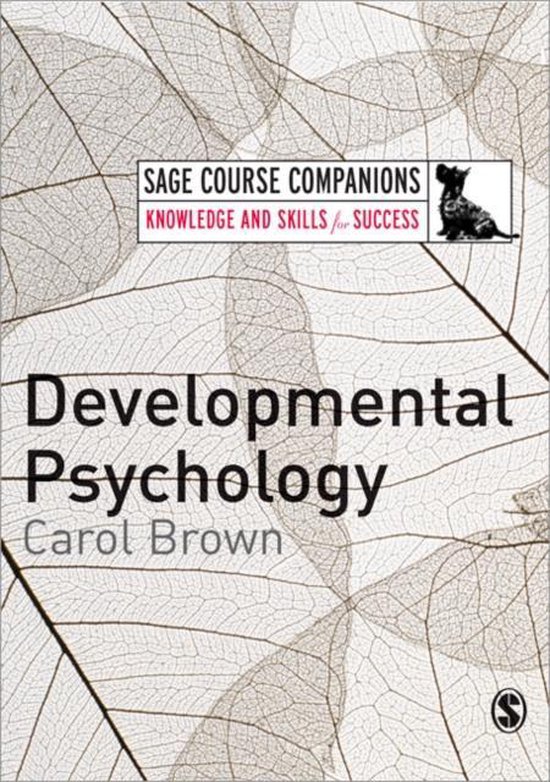 Developmental Psychology 9781412934664 Carol Brown Boeken Bol