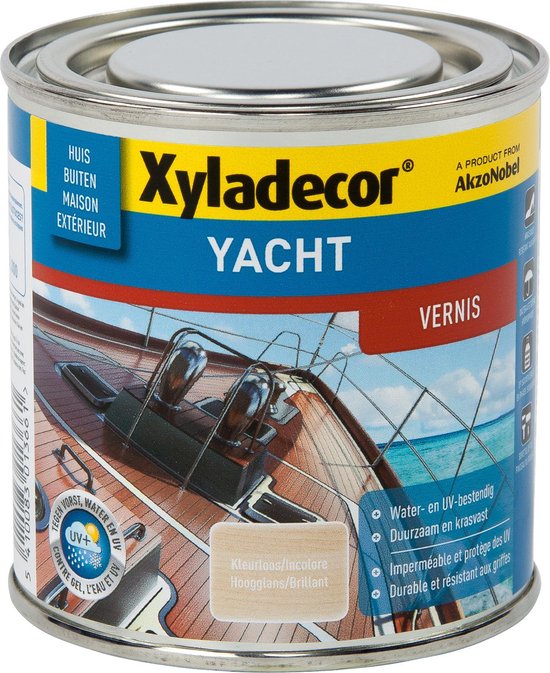 Kelder Hoop van chocola Xyladecor Yacht Vernis - Hoogglans - Kleurloos - 0.25L | bol.com