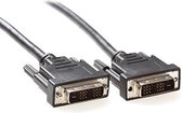 Ewent - DVI-kabel - enkele verbinding - DVI-D (M) naar DVI-D (M) - 2 m - duimschroeven - zwart