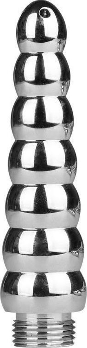 Goedkoopste Anaal vaginaal douche - Klysma - Hoogwaardige RVS - Intieme reiniging - anaal spoelen - Prolink Novelties® - 4 gaatjes - 7 beads style