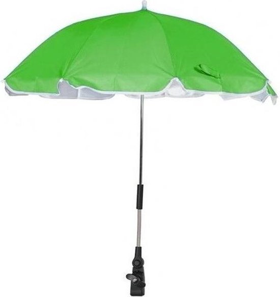 Uitgestorven verwijderen Precies Groene parasol voor stoel of kinderwagen - 100 cm - met bevestigingsysteem  - parasols | bol.com