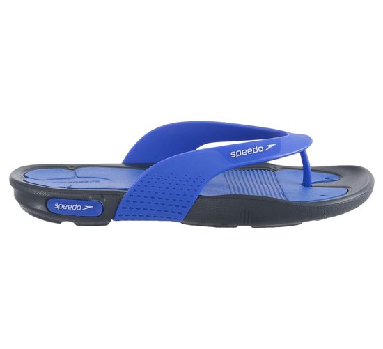 Speedo Pool Surfer Thong Slippers - Maat 42 - Unisex - blauw/grijs | bol