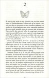 Pagina uit een boek met Nederlandse tekst en een afbeelding van een vlinder.