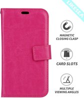 Huawei Y6 Pro 2017 portemonnee hoesje - Roze