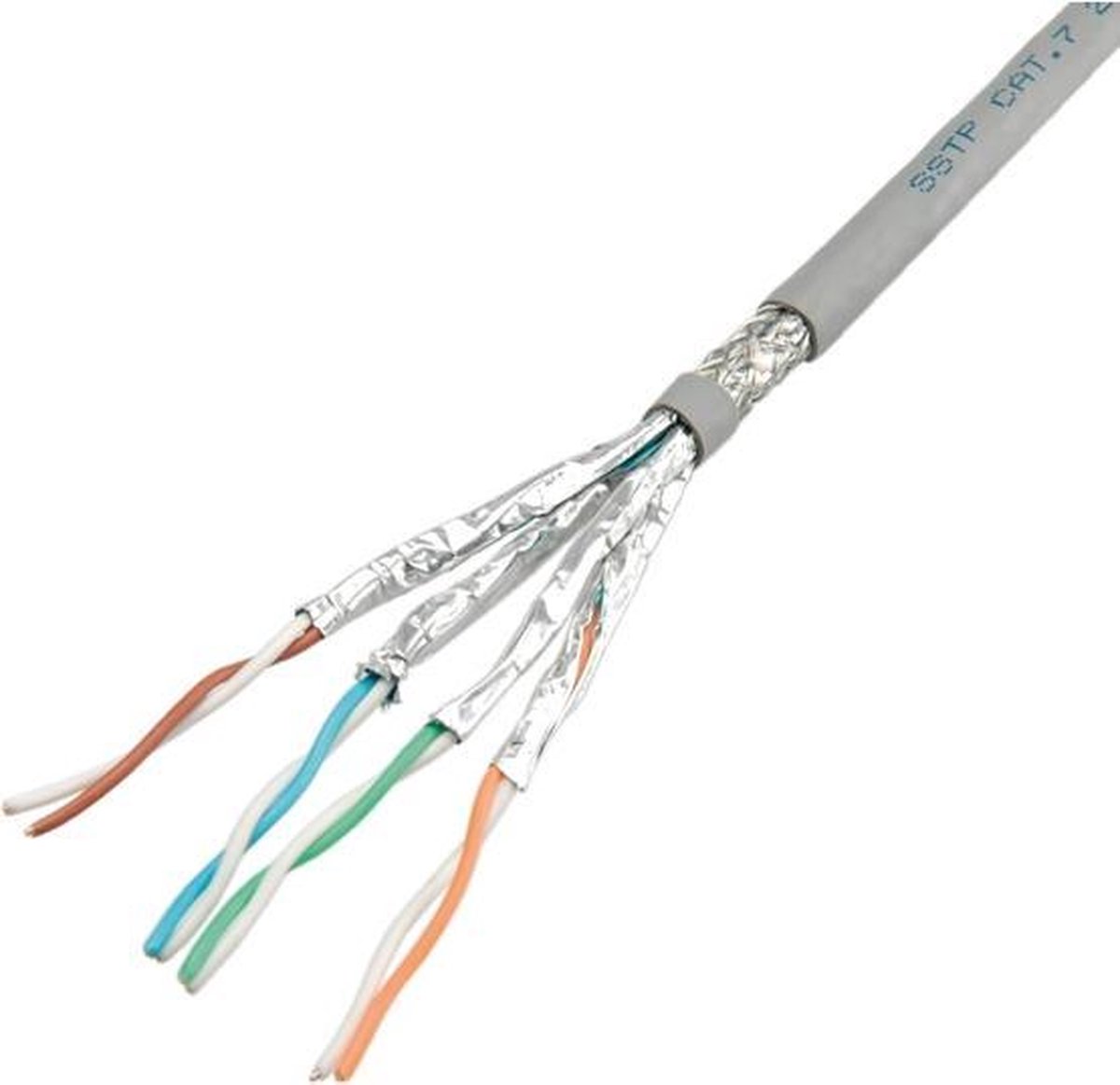 ROLINE S/FTP kabel Cat.6, massief draad, halogeenvrij, AWG23 300m