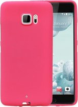 BestCases.nl Roze Zand TPU back case cover hoesje voor HTC U Ultra