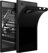 Zwart TPU Siliconen Case Hoesje voor Sony Xperia L1