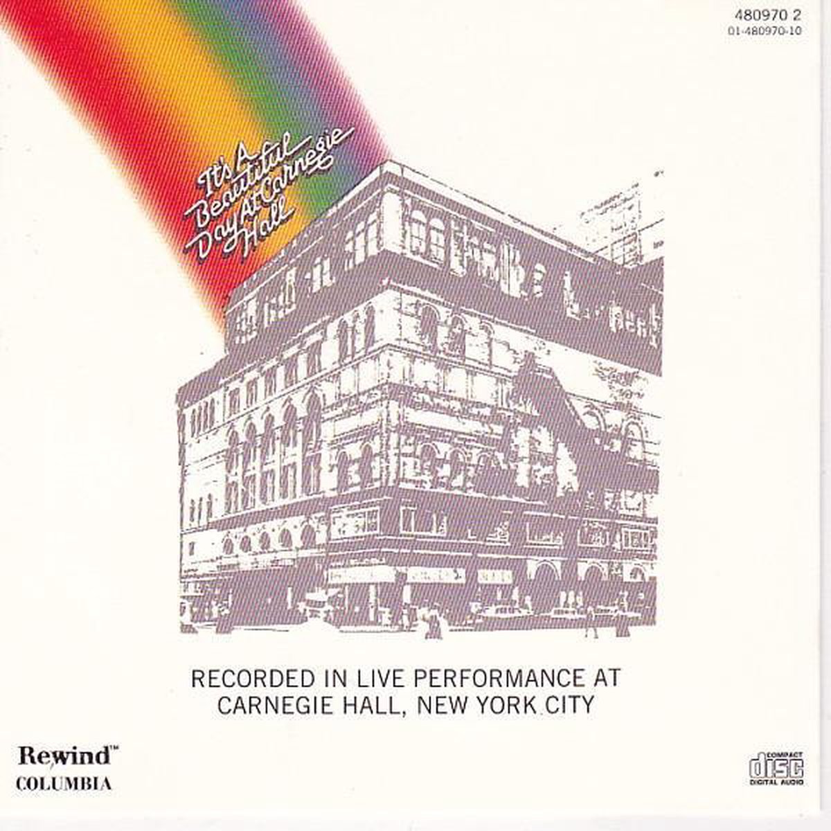 At Carnegie Hall, It's A beautiful Day CD (album) Muziek