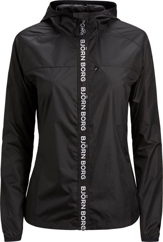 Bjorn Borg Wind jacket Cameo dames jas - zwart - maat S | bol.com