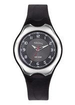 Tekday 654127 analoog horloge 37 mm 50 meter zwart/ grijs