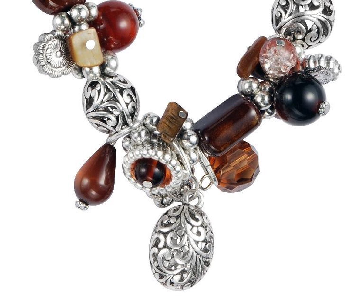 Ketting met grote kralen koraal shop je bij sieraden