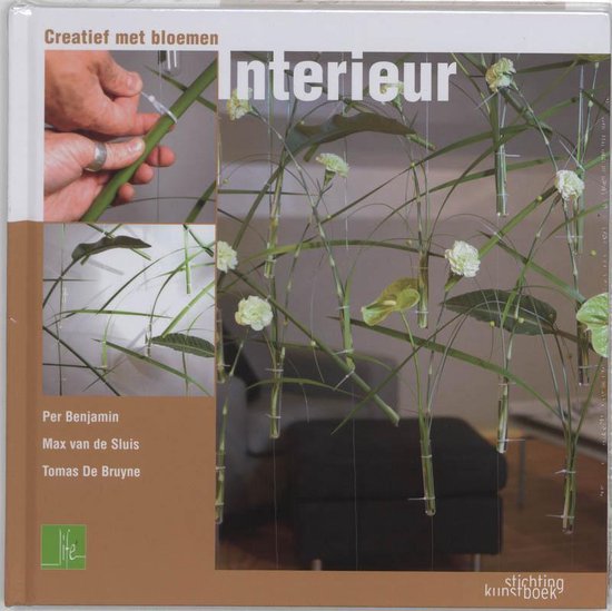 Cover van het boek 'Creativity with flowers interieur' van M. van de Sluis en P. Benjamin