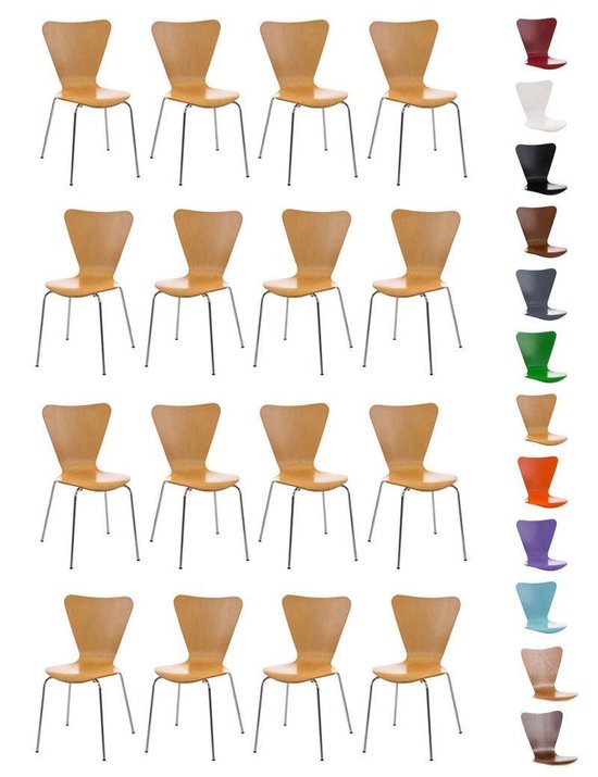 Clp Calisto - 16x Chaise visiteur - Natura