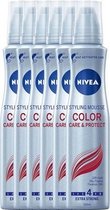 Nivea Color Care & Protect Styling Mousse - 6 x 150 ml