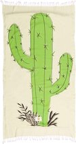 Mycha Ibiza – strandlaken – strandhanddoek – kikoy – cactus – groen – 100% katoen