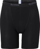 sloggi men Basic Heren Boxershort lange pijp - Zwart - Maat L