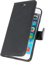 Zwart Rico Vitello Echt Leren Bookstyle Wallet Hoesje voor iPhone 6 / 6s