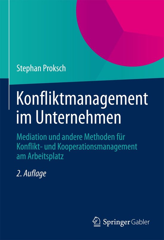 Business and Economics (German Language) - Konfliktmanagemen ... - cover
