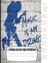 6 String Guitar Tab Notebook