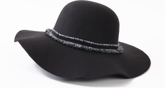 Flap hoed wol - floppy hat - wollen hoed - grijs | bol.com