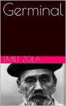 Boek 'Germinal' van Émile Zola met een portret van een man met baard en hoed.