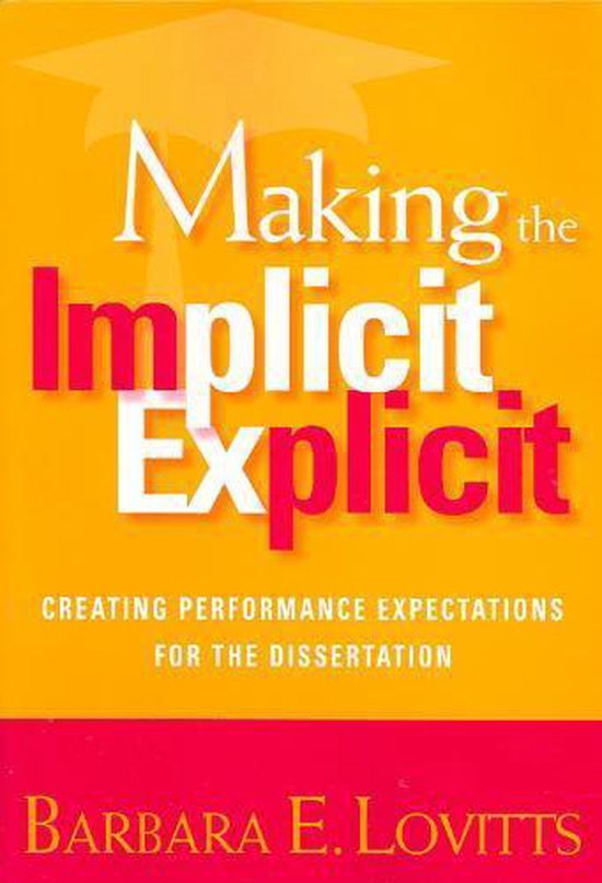 Bol making the implicit explicit 9781579221812 barbara e