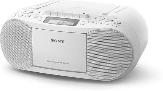 Systematisch praktijk Bron Sony CFD-S70 - Radio/cd-speler - Wit | bol.com