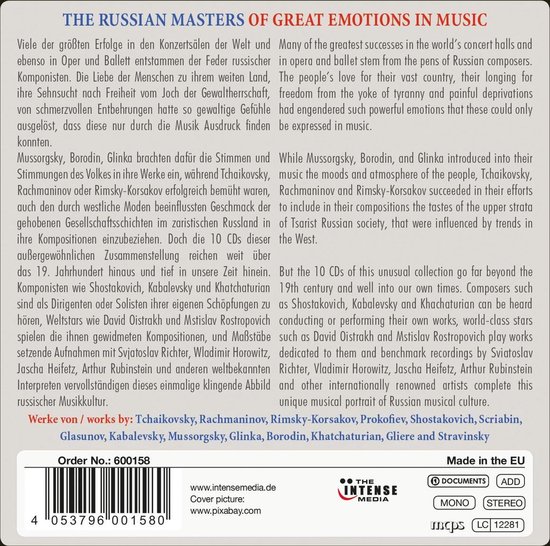Various - Russian Masters Of Great Emotions I, various artists | Muziek ...