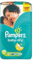 Pampers Baby Dry Maat 3 Jumbopak  68 stuks