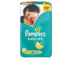 Pampers Baby Dry Maat 3 Jumbopak 68 stuks