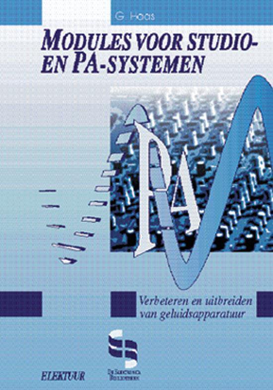 Cover van het boek 'Modules voor studio- en PA-systemen' van G. Haas