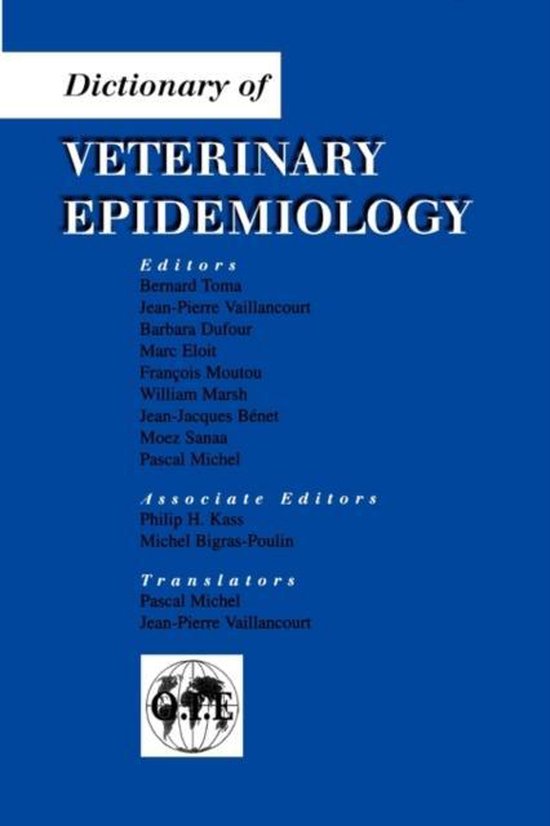 Dictionary of Veterinary Epidemiology - cover
