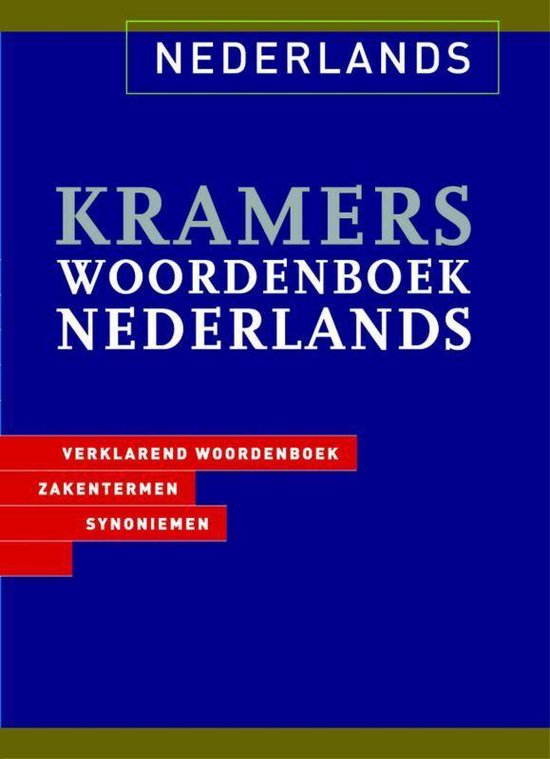 Kramers Woordenboek Nederlands - H. Coenders | Highergroundnb.org