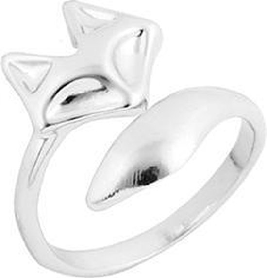 24/7 Jewelry Collection Vos Ring Verstelbaar - Verstelbare Ring - Zilverkleurig - Amodi