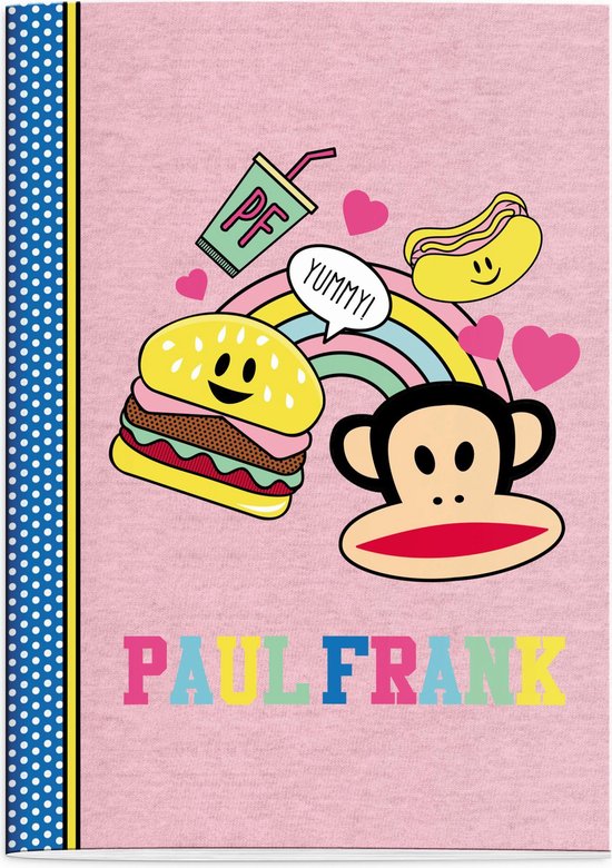 Schrift Paul Frank Girls burger A4 gelijnd