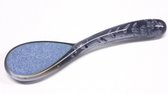 Ioxio Sparkling Touch Keramische Voetvijl - Dubbelzijdig - 21,5 cm.- Smoke Grijs