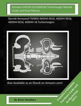 Komatsu S4d105 6131858104 Turbocharger Rebuild Guide and Shop Manual