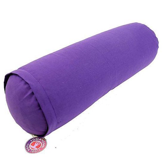 Yogi & Yogini - Yoga Bolster - Biologisch - Biokatoen - Violet van Yogi & Yogini — afbeelding 3