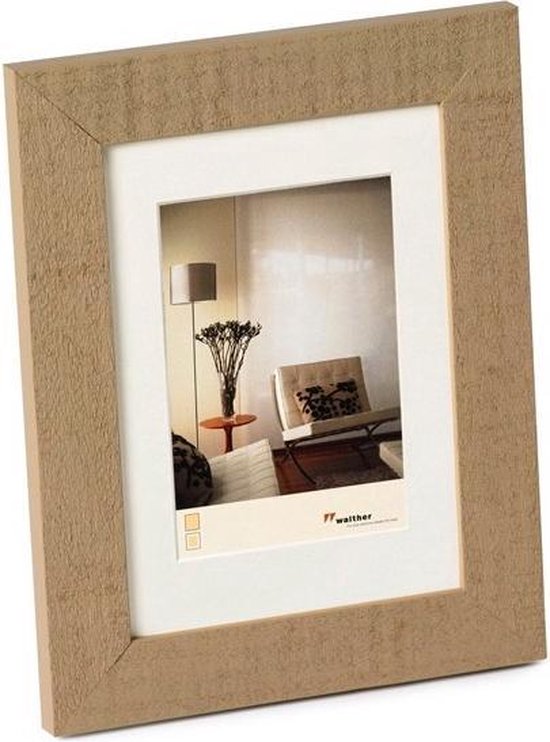 Walther Home - Fotolijst - Fotoformaat 15x20 cm - Beige Bruin
