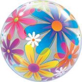 Bubbles ballon opdruk bloemen