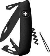 Swiza D03 Zakmes - Zwart (All Black) - Boxverpakking