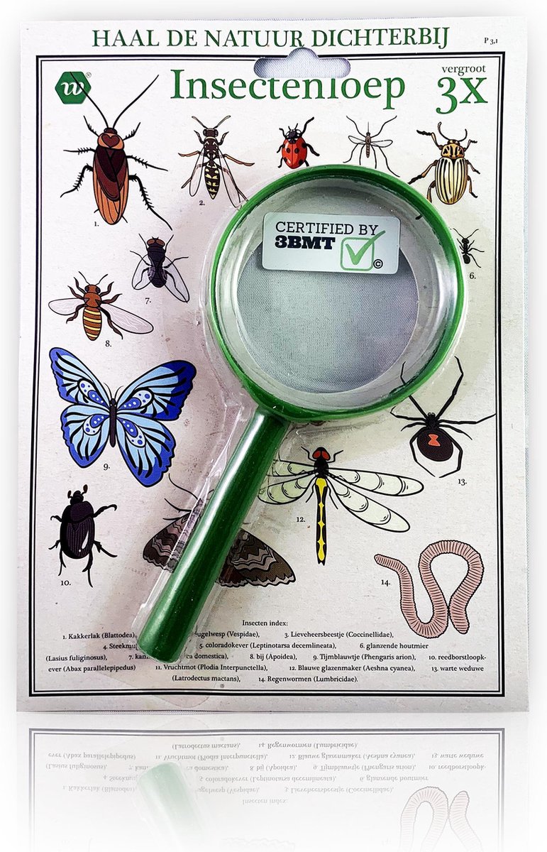 3BMT - Vergrootglas voor kinderen - insectenloep - vergroot 3 x
