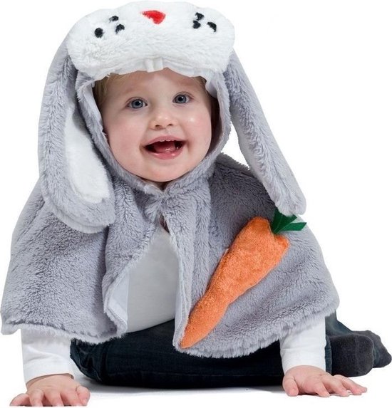 Grondwet Is aan het huilen Prime Dieren verkleedkleding konijnen/hazen voor baby/peuters - konijn/haas  kostuum voor... | bol.com